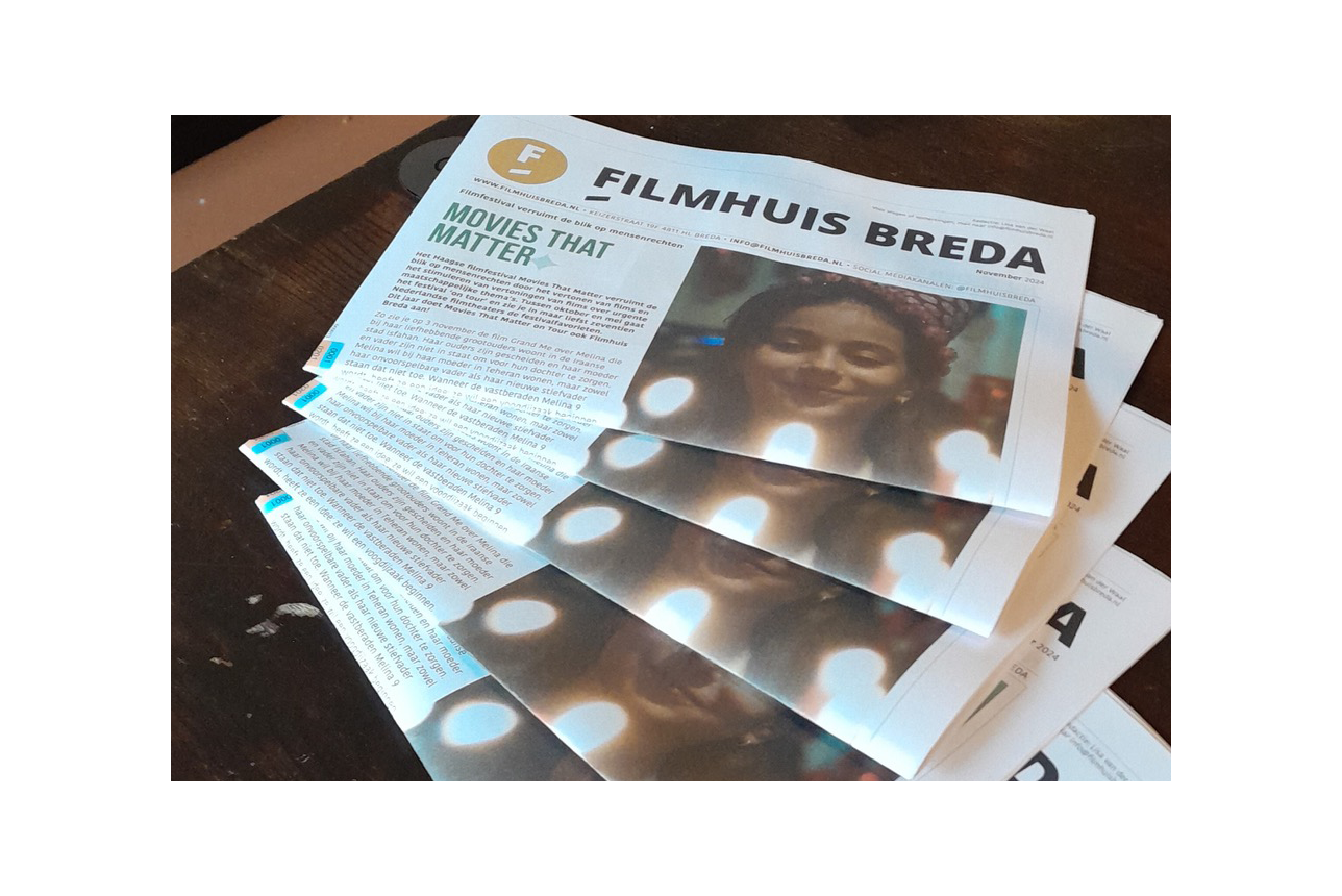 Filmhuis Breda had created a newspaper as a program booklet - Genscom